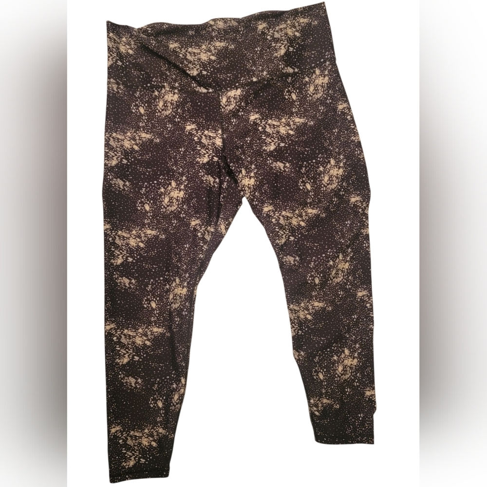 OLD NAVY 3X Extra High-Waisted PowerSoft Hidden-Pocket Printed Leggings